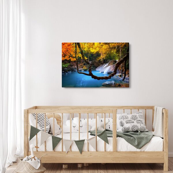 Slika - Slapovi u Aziji (90x60 cm)