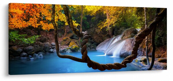 Slika - Slapovi u Aziji (120x50 cm)