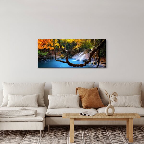 Slika - Slapovi u Aziji (120x50 cm)