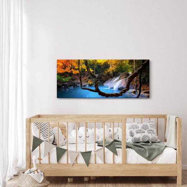 Slika - Slapovi u Aziji (120x50 cm)