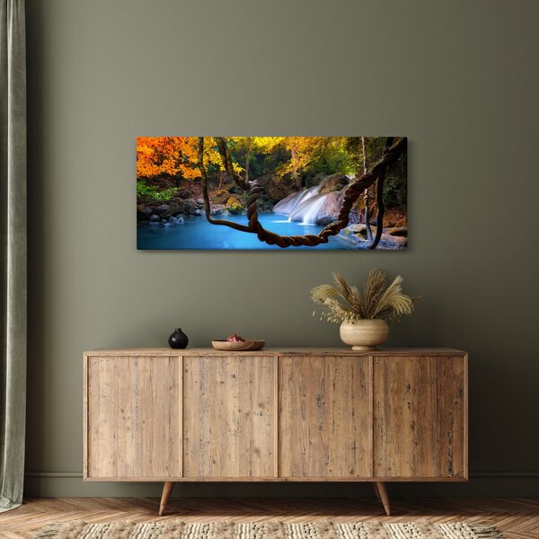 Slika - Slapovi u Aziji (120x50 cm)