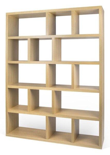 Biblioteka u dekoru hrasta u prirodnoj boji 150x198 cm Berlin – TemaHome
