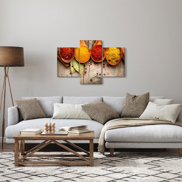 Slika - Začini na drvetu (90x60 cm)