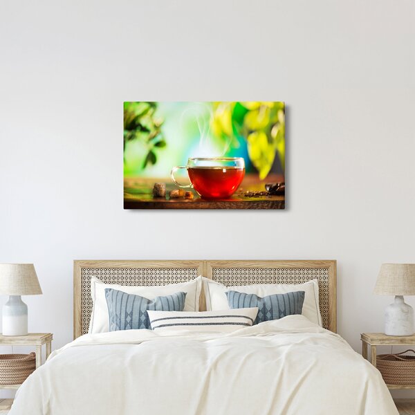 Slika - Mrtva priroda s čajem (90x60 cm)