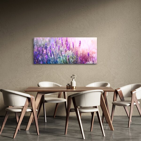 Slika - Lavanda u sjaju sunca (120x50 cm)