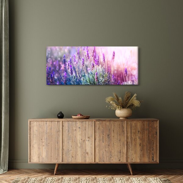 Slika - Lavanda u sjaju sunca (120x50 cm)