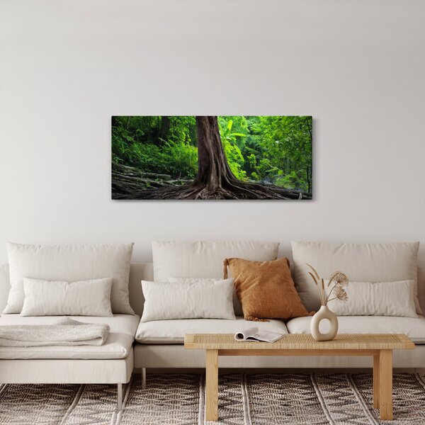 Slika - Staro drvo s korijenjem (120x50 cm)