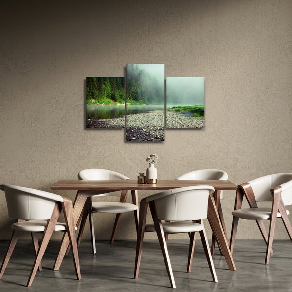 Slika - Rijeka u blizini šume (90x60 cm)