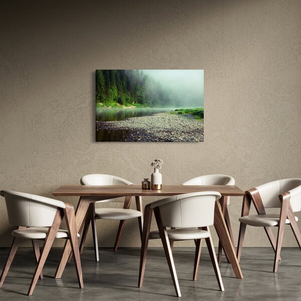 Slika - Rijeka u blizini šume (90x60 cm)
