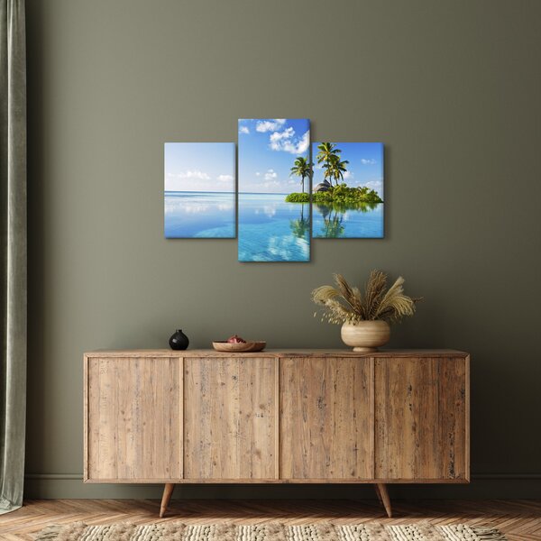 Slika - Tropski otok (90x60 cm)