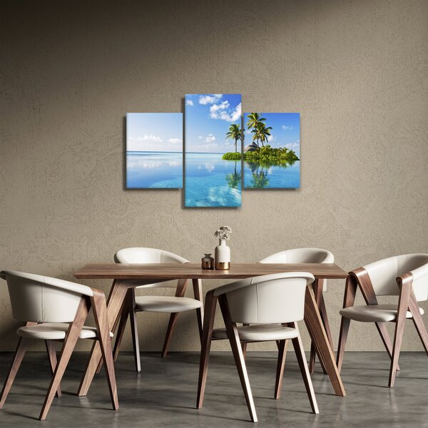 Slika - Tropski otok (90x60 cm)