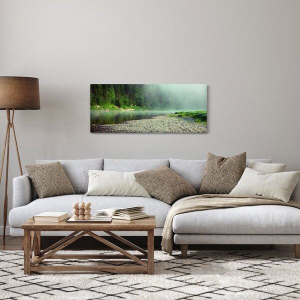 Slika - Rijeka u blizini šume (120x50 cm)