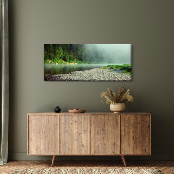Slika - Rijeka u blizini šume (120x50 cm)