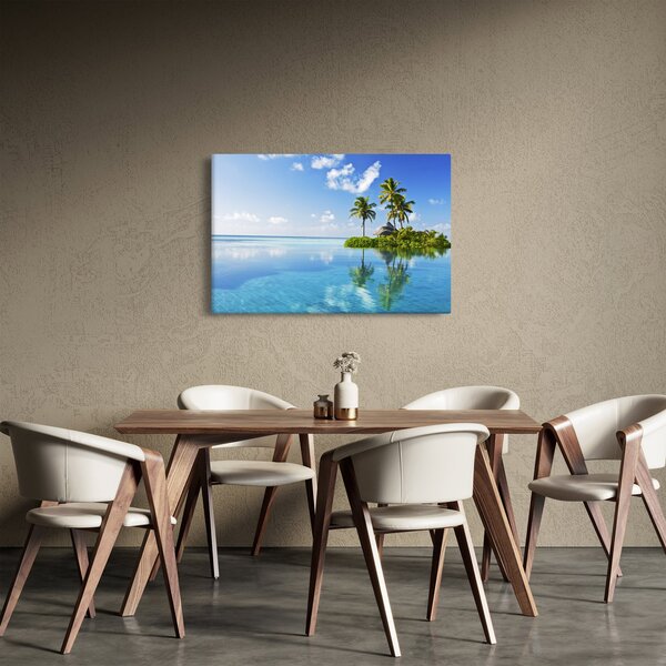 Slika - Tropski otok (90x60 cm)