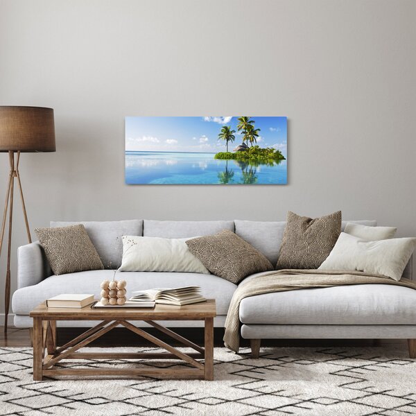 Slika - Tropski otok (120x50 cm)