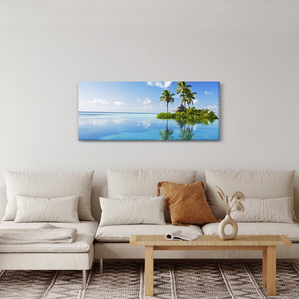 Slika - Tropski otok (120x50 cm)