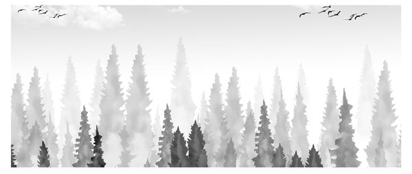 Slika - Šumski vrhovi (120x50 cm)