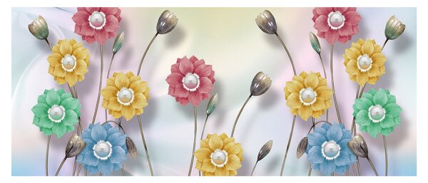 Slika - Šarena livada (120x50 cm)