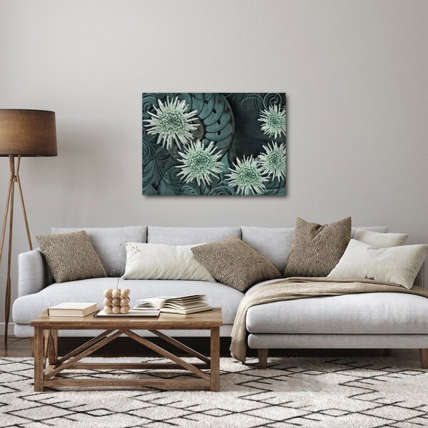 Slika - Zeleno cvijeće (70x50 cm)