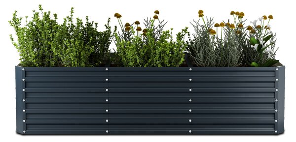 Blumfeldt High Grow Ravni podignuti krevet, 1440 L, Ergonomski, Otporan na vremenske uvjete, Otvorena baza