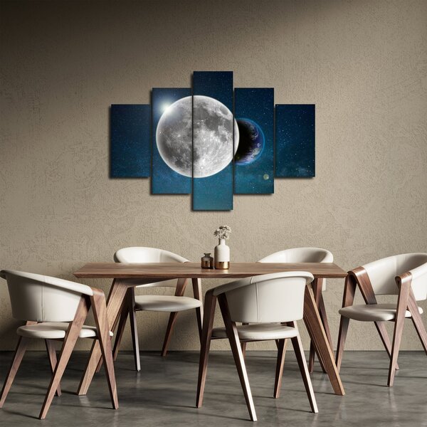 Slika - Zemlja u pomrčini Mjeseca (150x105 cm)