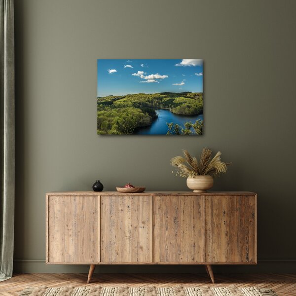 Slika - Jezero u šumi (70x50 cm)