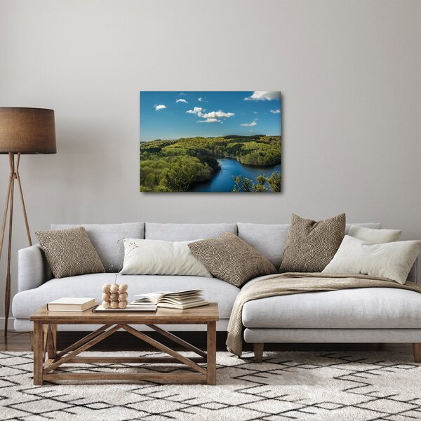 Slika - Jezero u šumi (70x50 cm)