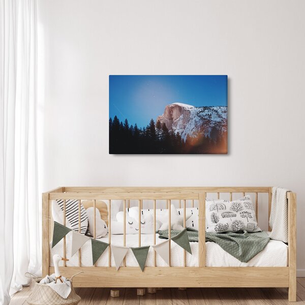 Slika - Noćni planinski vrh (90x60 cm)
