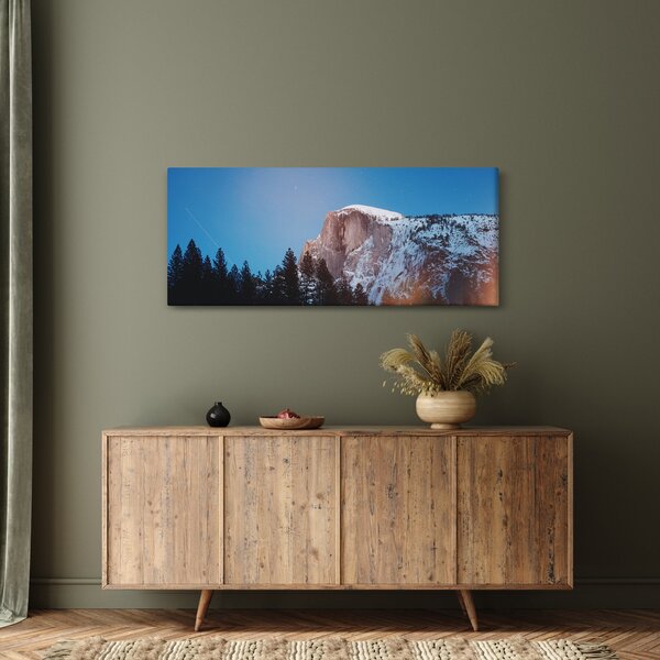 Slika - Noćni planinski vrh (120x50 cm)