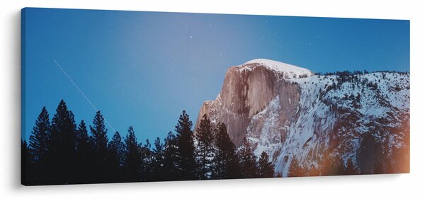 Slika - Noćni planinski vrh (120x50 cm)