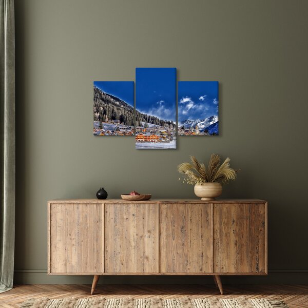 Slika - Planinski grad (90x60 cm)