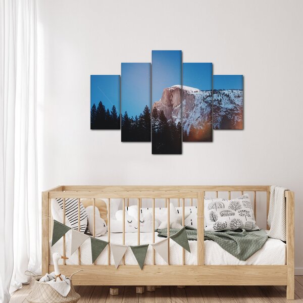 Slika - Noćni planinski vrh (150x105 cm)