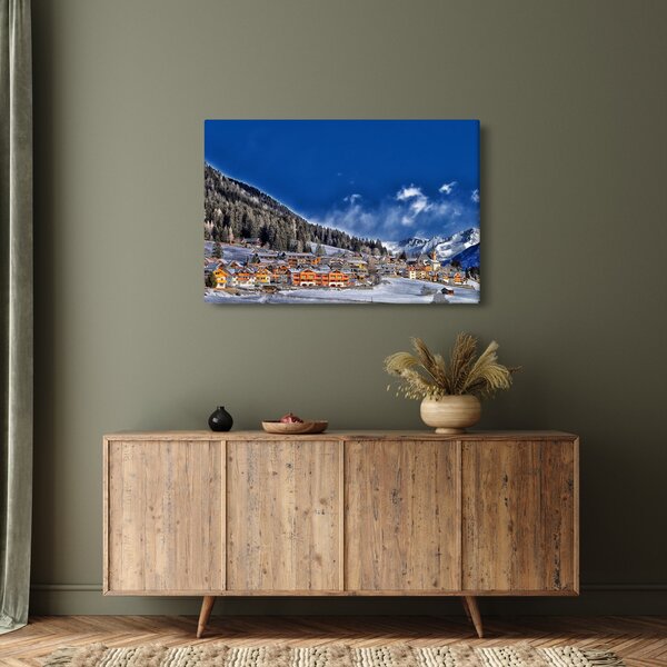 Slika - Planinski grad (90x60 cm)