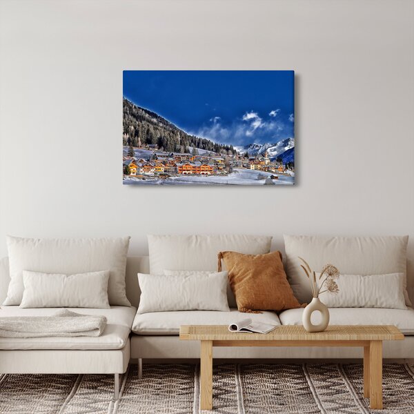 Slika - Planinski grad (90x60 cm)