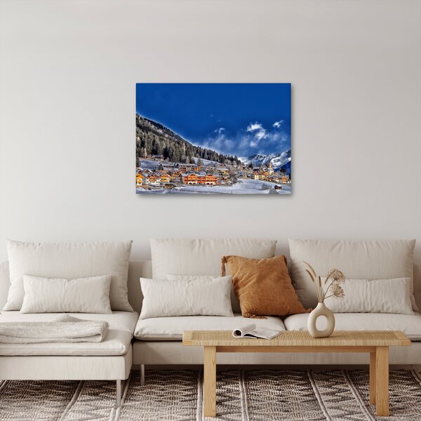 Slika - Planinski grad (70x50 cm)