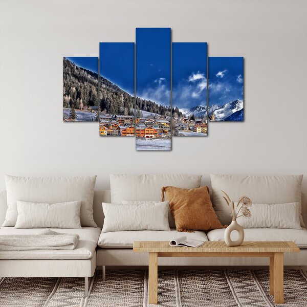 Slika - Planinski grad (150x105 cm)