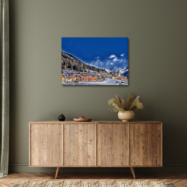 Slika - Planinski grad (70x50 cm)
