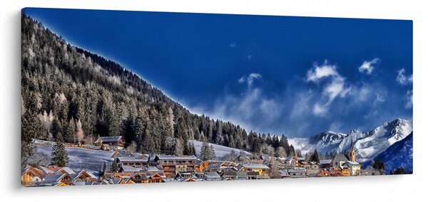 Slika - Planinski grad (120x50 cm)