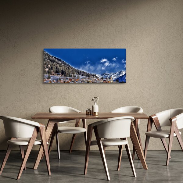 Slika - Planinski grad (120x50 cm)