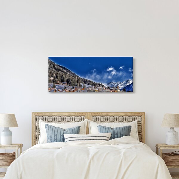 Slika - Planinski grad (120x50 cm)