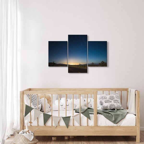 Slika - Noćno nebo iznad ceste (90x60 cm)
