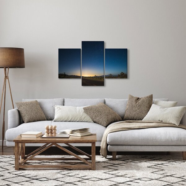 Slika - Noćno nebo iznad ceste (90x60 cm)