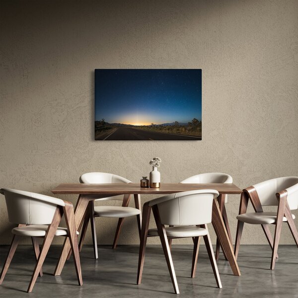 Slika - Noćno nebo iznad ceste (90x60 cm)