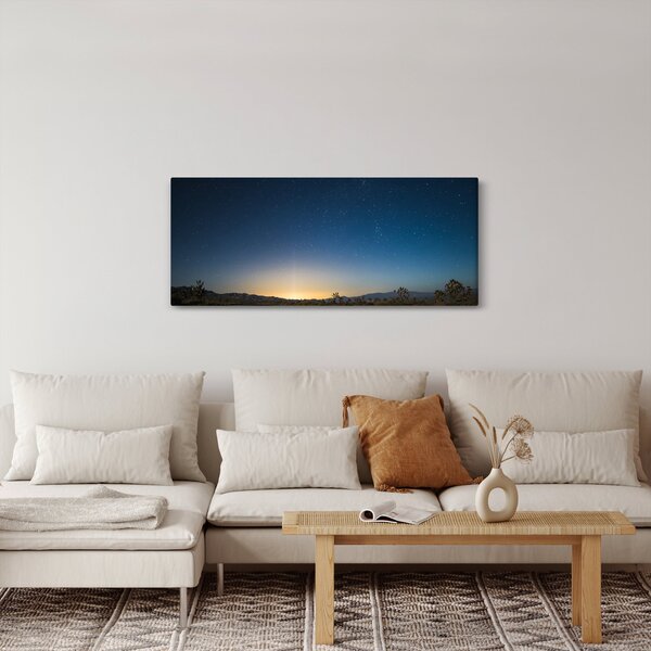 Slika - Noćno nebo iznad ceste (120x50 cm)