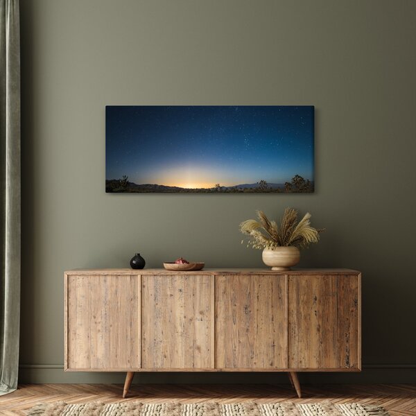 Slika - Noćno nebo iznad ceste (120x50 cm)