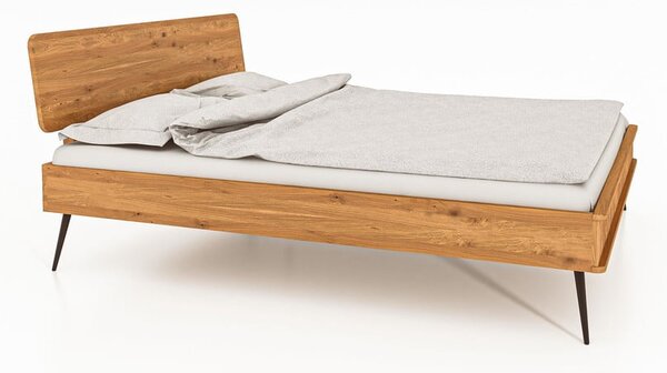 Bračni krevet od hrastovog drveta 140x200 cm Kula 1 - The Beds