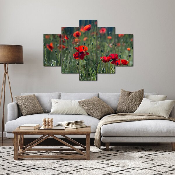 Slika - Livada s makom (150x105 cm)