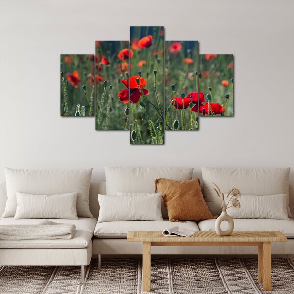 Slika - Livada s makom (150x105 cm)