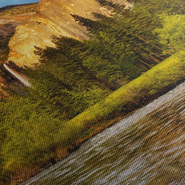 Slika - Stijene uz jezero (90x60 cm)