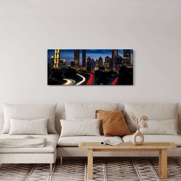 Slika - Noćni grad (120x50 cm)